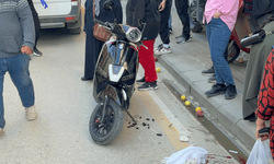 Eskişehir’de scooter kazası hastanelik etti