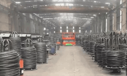 Hatay Dörtyol'da tel fabrikasında yangın