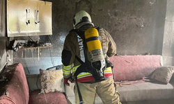 Hatay Samandağ'da ev yangını