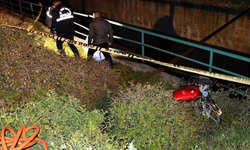 Hatay'da şarampole uçan motosikletin 29 yaşındaki sürücüsü öldü