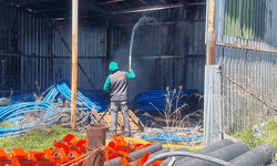 Kütahya’da depo yangını paniğe neden oldu