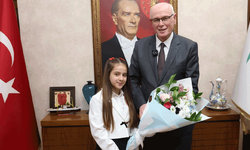 Odunpazarı’nda başkanlık makamı minik Melis’e emanet