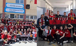 Öğrenciler tek yürek oldu: Eskişehirspor sevgisi okullarda