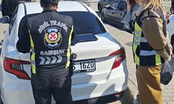 Samsun'da korsan kadın taksiciye 100 bin TL para cezası