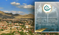 Şehir Tarihi Seydiler Hamamı’nda bakım mesaisi: 1 hafta kapalı