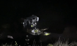 Tekirdağ’da otomobil deniz kıyısına yuvarlandı: 3 yaralı