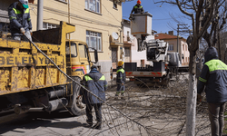 Tepebaşı ekiplerinden cadde ve parklarda yoğun mesai