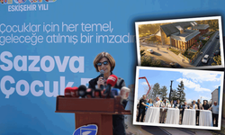 Ünlüce’den müjde: Sazova’da modern Çocuk Evi’nin temeli atıldı
