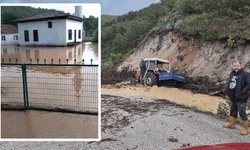 Bilecik'te bir köy sular altında kaldı