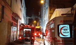 Bursa’da tekstil atölyesinde yangın