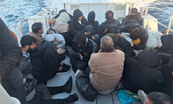Çanakkale'de mobil radarın tespit ettiği 31 kaçak göçmen yakalandı