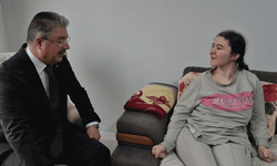 Engelli vatandaşa Vali Yılmaz'dan ziyaret