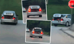 Eskişehir trafiğinde tehlikeli taşıma dikkat çekti