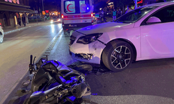 Eskişehir'de otomobil ile motosiklet çarpıştı: 1 yaralı