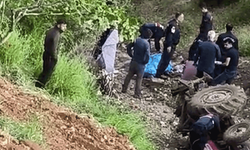 Gaziantep'te devrilen traktörün sürücüsü hayatını kaybetti