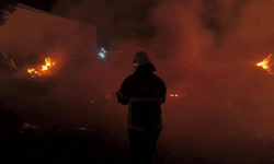 Hatay'da Kırıkhan'da bahçe yangını