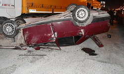 Hatay’da takla atan otomobildeki 1’i ağır 3 kişi yaralandı