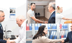 İl Millî Eğitim Müdürü Sinan Aydın personelle bayramlaştı
