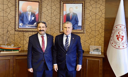 İl Müdürü Kalın, Bakan Osman Aşkın Bak ile bir araya geldi