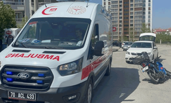 Karaman’da otomobil ile motosiklet çarpıştı: 1 yaralı