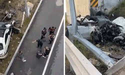 Mersin'de otomobil direğe çarptı: 1 ölü, 1 yaralı