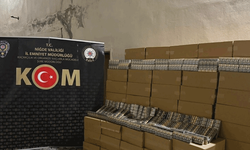 Niğde’de 50 bin paket kaçak sigara ele geçirildi