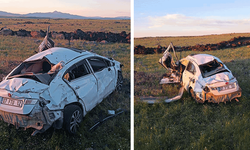 Şanlıurfa'da takla atan otomobilde 2’si bebek 5 kişi yaralandı