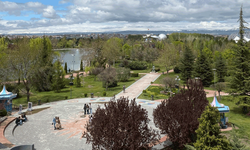 Sazova Parkı sessizliğe büründü