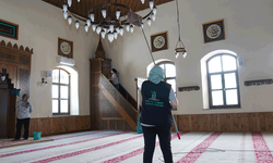 Tepebaşı’nda camiler bayrama hazırlanıyor