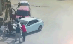 Ankara'da husumetli şahısların kavgası kamerada