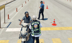 Bilecik'te drone destekli trafik denetimi