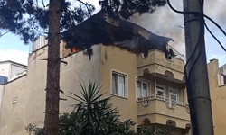 Bursa'da çatı yangını mahallede paniğe neden oldu