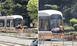 Eskişehir'de çocukların tehlikeli yolculuğu!