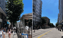 Eskişehir’de sıcak hava etkisini gösterdi, çarşı sessizliğe büründü