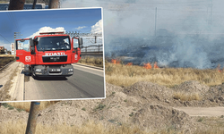 Eskişehir’de yangın: Alevler YHT hattına 5 metre kala durduruldu