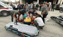 Karaman'da motosikletler çarpıştı: 2 yaralı