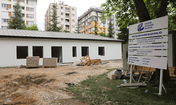 Sosyal tesisin inşaatı yüzde 90 tamamlandı
