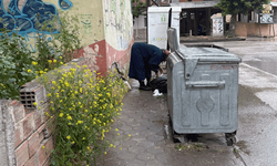 Tepebaşı’nda yürek burkan görüntü