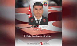 Vali Yılmaz’dan şehit uzman çavuş için başsağlığı mesajı