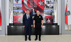 Yargıtay’a atanan Başsavcı Karakülah’tan Emniyet Müdürü Yılmaz’a veda ziyareti