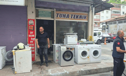 Zonguldak'ta tamircinin deposunda çıkan yangın korkuttu
