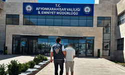 Afyon'da 4 yıl hapis cezasıyla aranan şahıs yakalandı