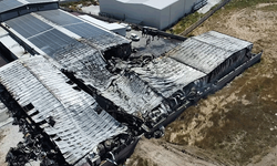 Afyon'da et işleme fabrikasında büyük yangın