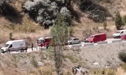 Ankara'da otomobil şarampole yuvarlandı