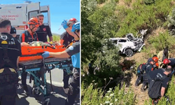 Antalya'da otomobil uçuruma yuvarlandı: 5 ölü, 2 yaralı