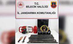 Bilecik'te kaçak sondaj yapan 3 şahıs suçüstü yakalandı