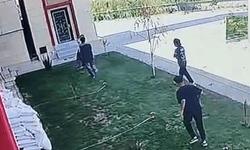 Cami bahçesinde tepki çeken görüntüler: Fıskiyeleri tek tek kırdılar