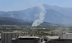 Denizli'de korkutan yangın
