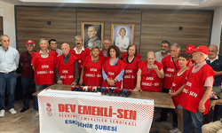 DİSK Dev Emekli-Sen Eskişehir Şubesi'nden emekli maaşları için çağrı