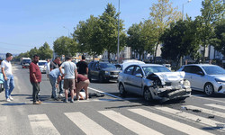 Düzce'de 2 otomobil çarpıştı: 1 yaralı